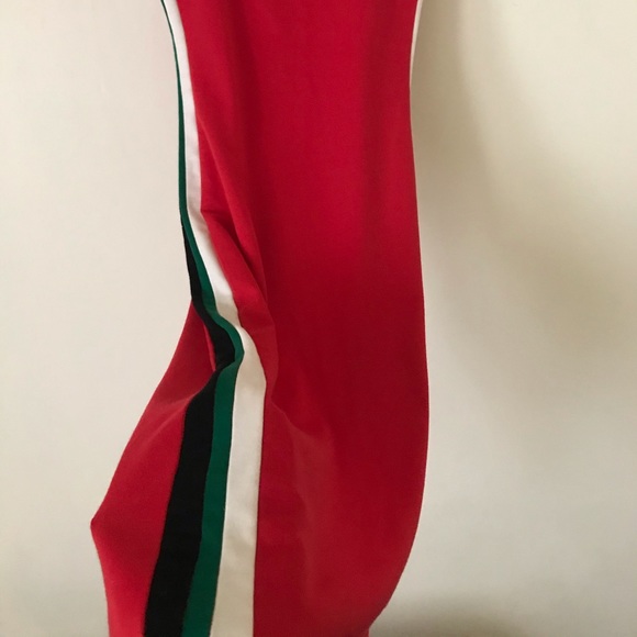 Red Bodycon Midi Dress - Picture 3 of 4